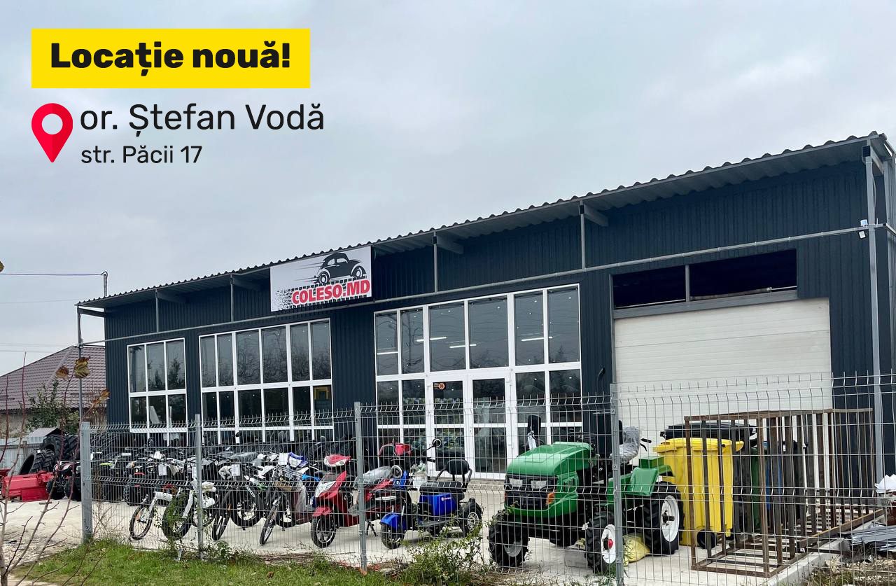 Avem vești excelente pentru locuitorii orașului Ștefan Vodă!  Magazinul Coleso.md s-a mutat într-un nou spațiu generos, la adresa: str. Păcii 17!